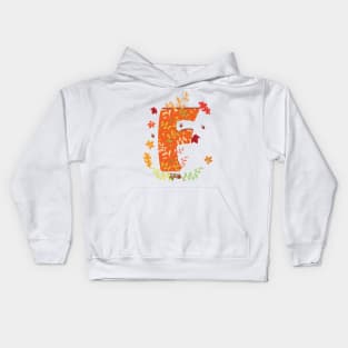 F Autum Monogram Kids Hoodie